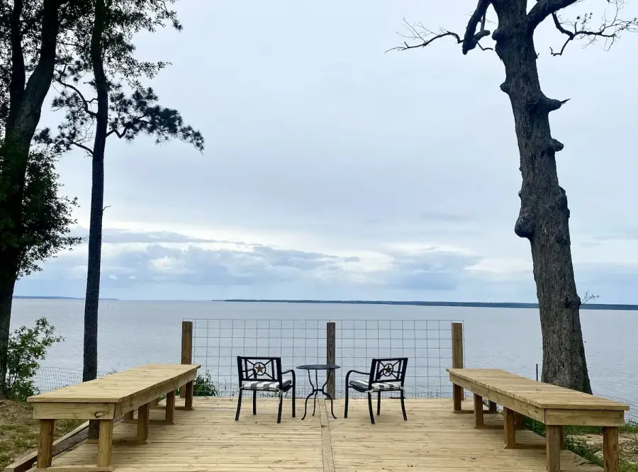 Relax and enjoy the panoramic view! You can see Louisiana! Relax and enjoy the panoramic view! You can see Louisiana!