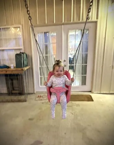A swing is provided for our tiniest guests. A swing is provided for our tiniest guests.