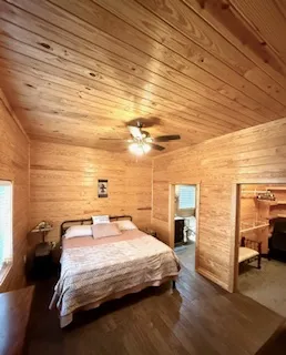 Primary bedroom has a king bed, full bath, and a HUGE closet. Primary bedroom has a king bed, full bath, and a HUGE closet.